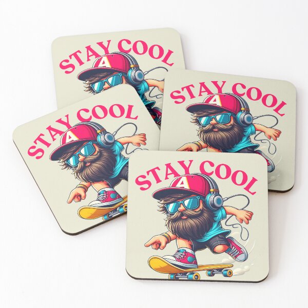 Item preview, Stay Cool Skater - Cartoon Style designed and sold by DS Studio.