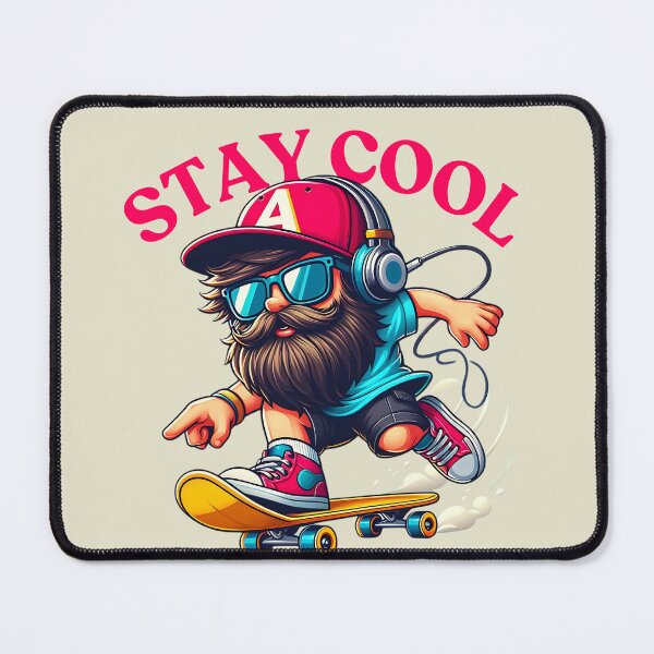 Item preview, Stay Cool Skater - Cartoon Style designed and sold by DS Studio.