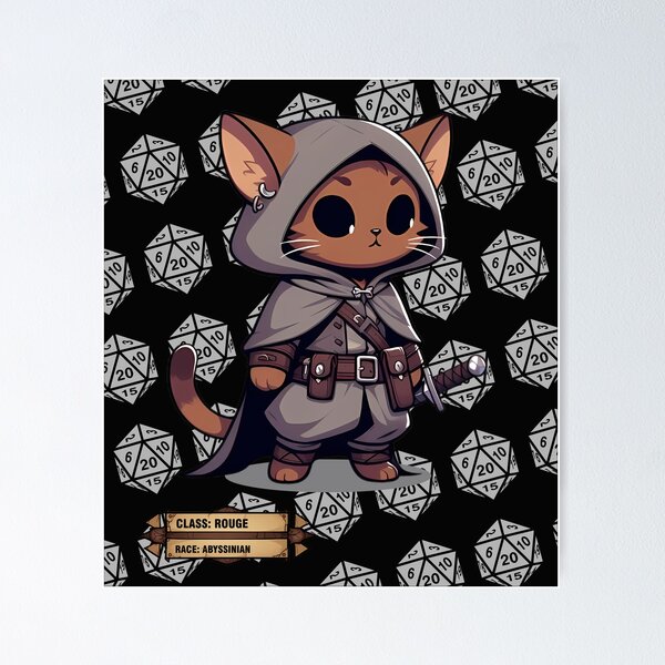 Item preview, D&D | Rogue Cat designed and sold by D-Mente.