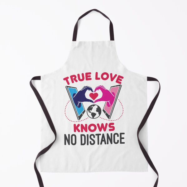 Item preview, True Love Knows No Distance Long Distance Relationship Valentine's Day designed and sold by jaygo.