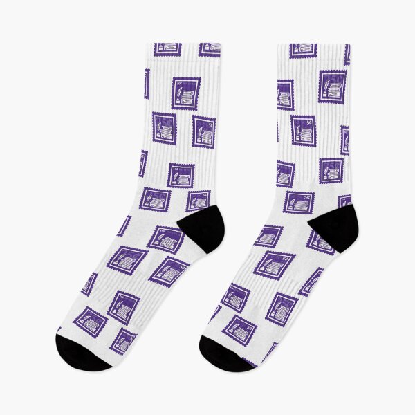 Item preview, English | Purple & White Stamps | College Literature Writer Major | Creative Writing Poetry Graduate School Class | Books Author Job | University Degree Minor | StampHeed 003 designed and sold by StampHeed.