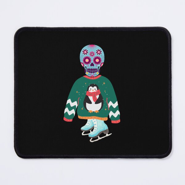 Artikelvorschau, Totenkopf auf Eis - Winterpullover Skating T-Shirt entworfen und verkauft von GorinART.