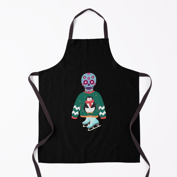 Artikelvorschau, Totenkopf auf Eis - Winterpullover Skating T-Shirt entworfen und verkauft von GorinART.