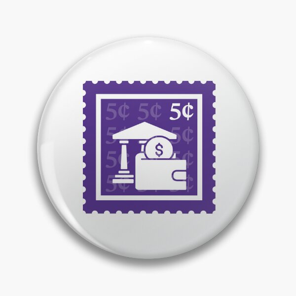 Item preview, Finance | Purple & White Stamps | College Economics Econ Major | Accounting Graduate School Class | Economy Banking Job | University Degree Minor | StampHeed 003 designed and sold by StampHeed.