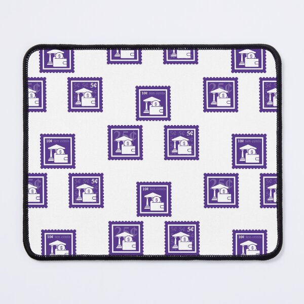Item preview, Finance | Purple & White Stamps | College Economics Econ Major | Accounting Graduate School Class | Economy Banking Job | University Degree Minor | StampHeed 003 designed and sold by StampHeed.