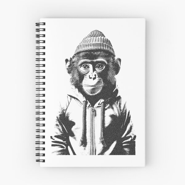 Item preview, Cool Monkey In A Beanie Hat designed and sold by griceyvisuals.