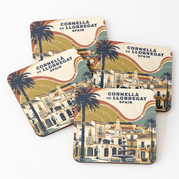 Item preview, Cornella de Llobregat Spain Vintage Travel Tourism designed and sold by TravelersGems.