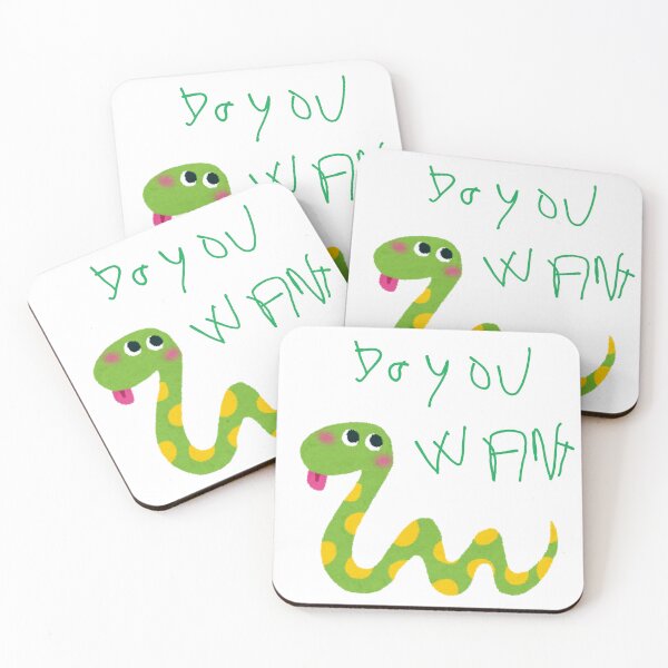 Item preview, green snake designed and sold by Nizarri.