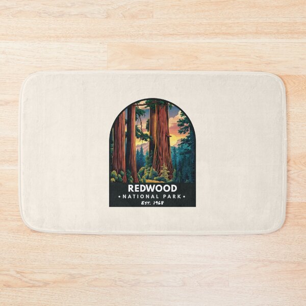 Item preview, Redwood National Park, Vintage travel designed and sold by PinkandP.