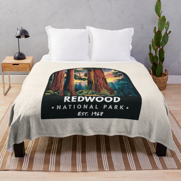 Item preview, Redwood National Park, Vintage travel designed and sold by PinkandP.
