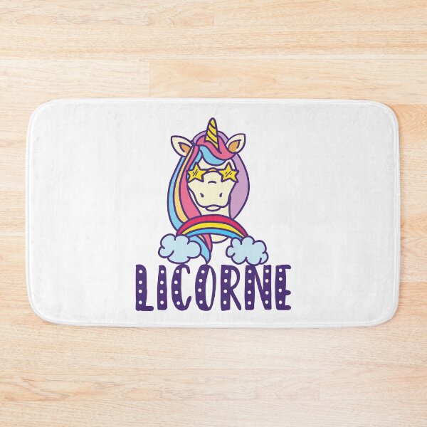 Item preview, Licorne French Unicorn Wearing Sunglasses Rainbow designed and sold by jaygo.