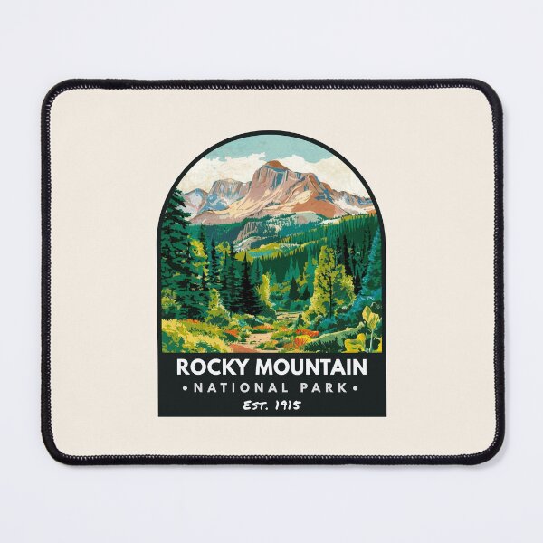 Item preview, Rocky Mountain National Park, Vintage travel designed and sold by PinkandP.