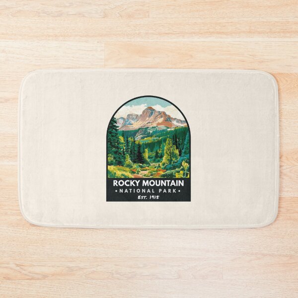 Item preview, Rocky Mountain National Park, Vintage travel designed and sold by PinkandP.