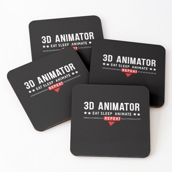 Item preview, 3D ANIMATOR EAT SLEEP ANIMATE REPEAT designed and sold by ArteeInnovation.
