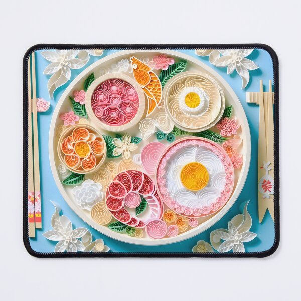 Item preview, Papercraft Blue Food designed and sold by Catobix.