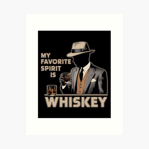 Item preview, My favorite Spirit is Whiskey designed and sold by BayBoutique.