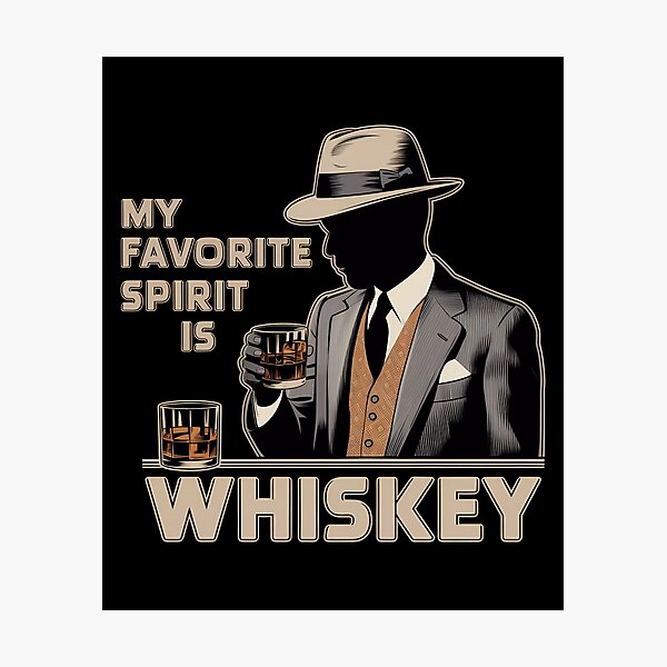 Item preview, My favorite Spirit is Whiskey designed and sold by BayBoutique.