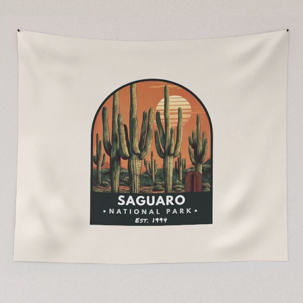 Item preview, Saguaro National Park, Vintage travel designed and sold by PinkandP.