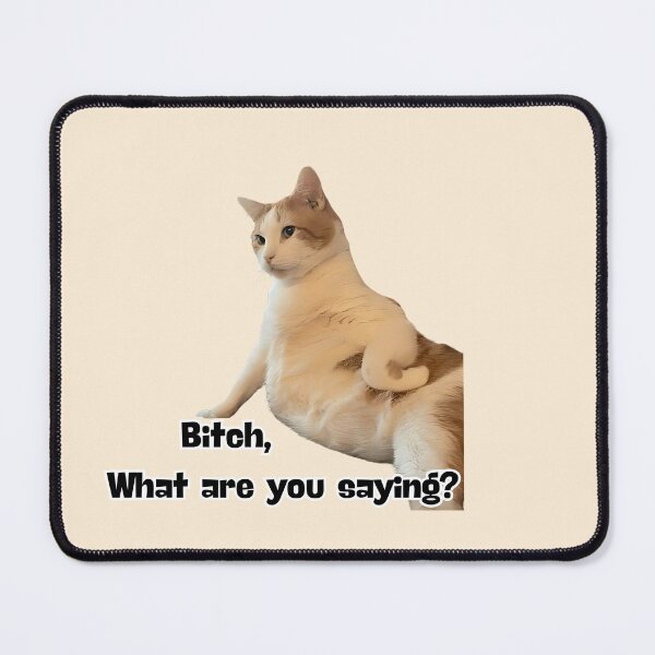 Item preview, Funny disapointed mood cat designed and sold by LadyWithLashes.