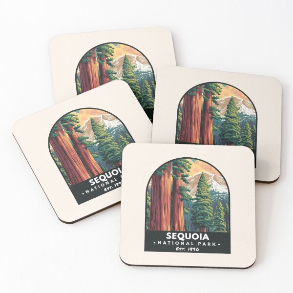 Item preview, Sequoia National Park, Vintage travel designed and sold by PinkandP.