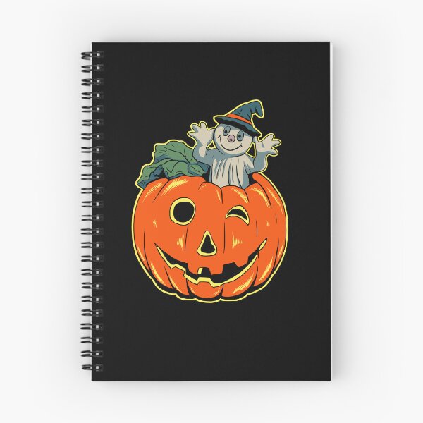 Item preview, Retro Style Ghost in Jack-O-Lantern designed and sold by blacksnowcomics.