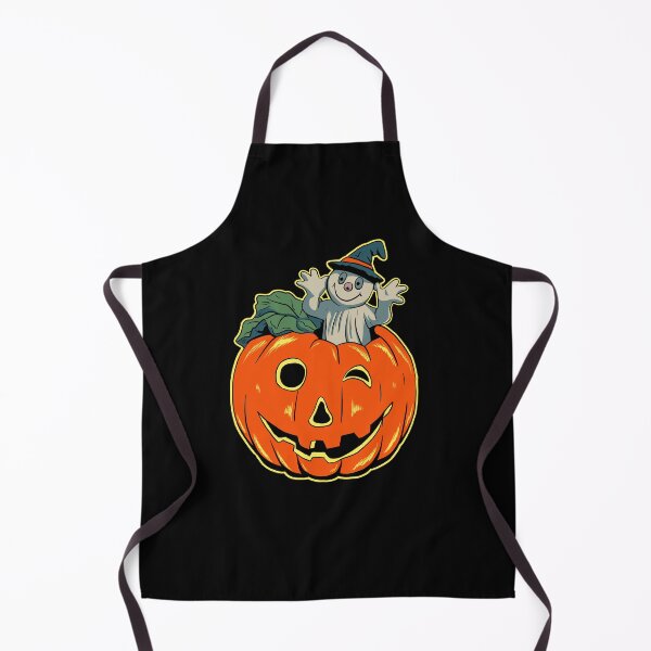 Item preview, Retro Style Ghost in Jack-O-Lantern designed and sold by blacksnowcomics.