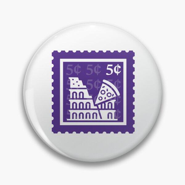 Item preview, Italian | Purple & White Stamps | College Italy Language Major | Foreign Relations Graduate School Class | International Translator Job | University Degree Minor | StampHeed 003 designed and sold by StampHeed.