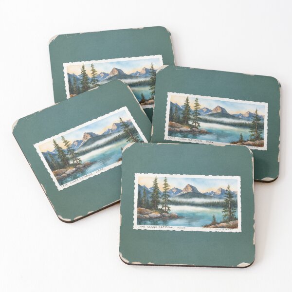 Item preview, Lake Clark National Park Postcard Vintage Retro Travel designed and sold by TravelPostcardGems.