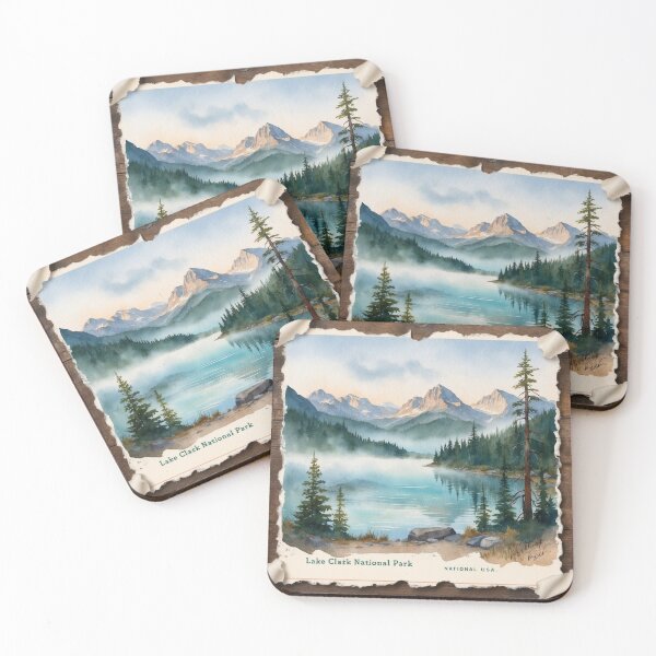 Item preview, Lake Clark National Park Postcard Vintage Retro Travel designed and sold by TravelPostcardGems.