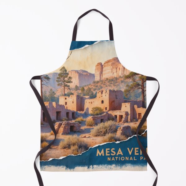 Item preview, Mesa Verde National Park Postcard Vintage Retro Travel designed and sold by TravelPostcardGems.