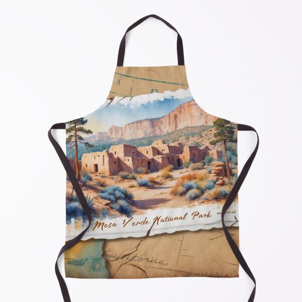 Item preview, Mesa Verde National Park Postcard Vintage Retro Travel designed and sold by TravelPostcardGems.
