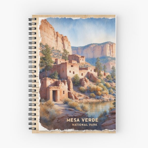 Item preview, Mesa Verde National Park Postcard Vintage Retro Travel designed and sold by TravelPostcardGems.
