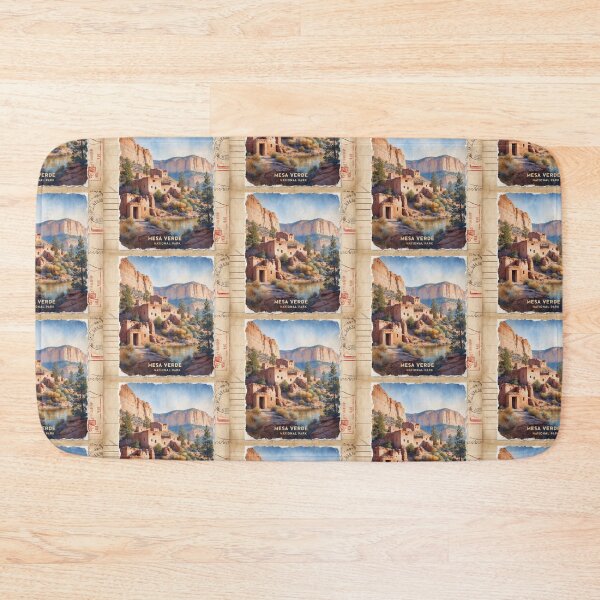 Item preview, Mesa Verde National Park Postcard Vintage Retro Travel designed and sold by TravelPostcardGems.