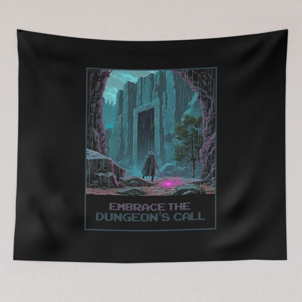 Item preview, Embrace The Dungeon's Call designed and sold by MagicAxe.