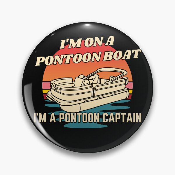 Artikelvorschau, Ich bin auf einem Pontonboot Ich bin ein Pontonkapitän entworfen und verkauft von Guess4best.