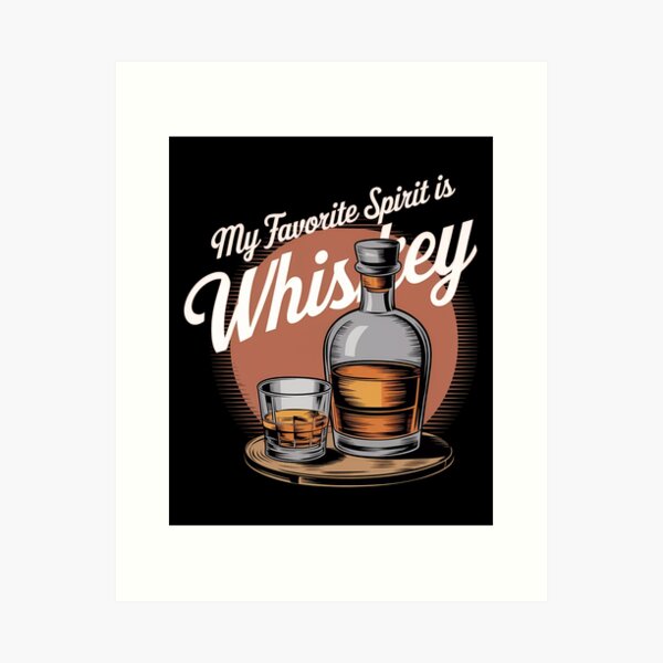 Item preview, My favorite Spirit is Whiskey designed and sold by BayBoutique.