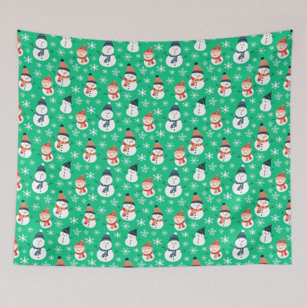 Item preview, Cute Snowman Snowflake Seamless Pattern. Christmas Pattern. designed and sold by DesignHouse07.