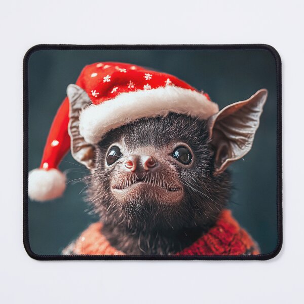 Item preview, Cute Christmas Bat, Funny Retro Animal Photo designed and sold by CheekyAnimalz.