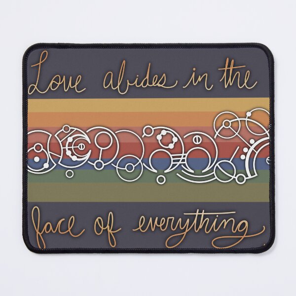 Item preview, Love abides in the face of everything full linear circular gallifreyan  designed and sold by protagonistivy.