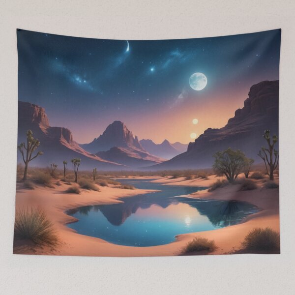 Item preview, Moonlit Oasis : Starrs Above, Serenity Below designed and sold by omg-designs.