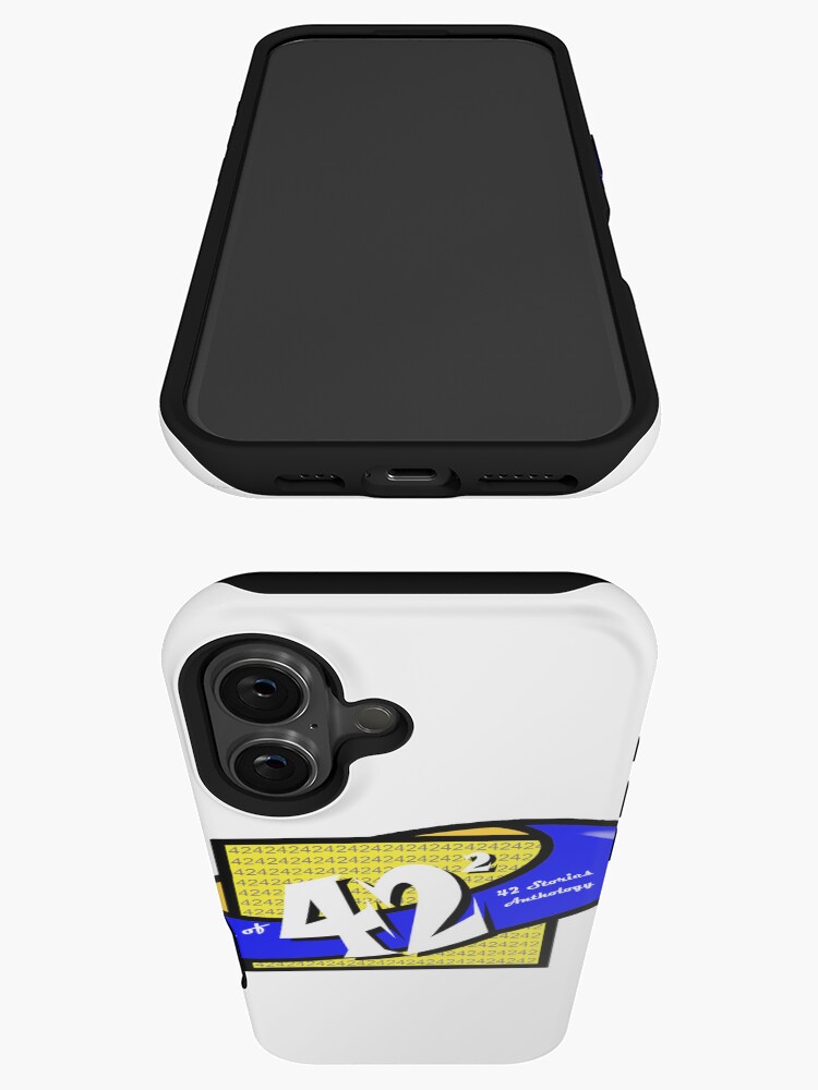 Thumbnail 3 of 4, iPhone Case, 42 Stories Anthology Book of 42 designed and sold by bamwrites.
