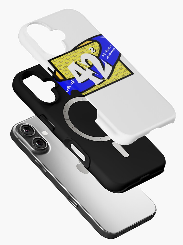 Thumbnail 2 of 4, iPhone Case, 42 Stories Anthology Book of 42 designed and sold by bamwrites.
