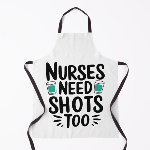 Item preview, Nurses Need Shots Too! Funny Nursing Pun designed and sold by PMCreative.