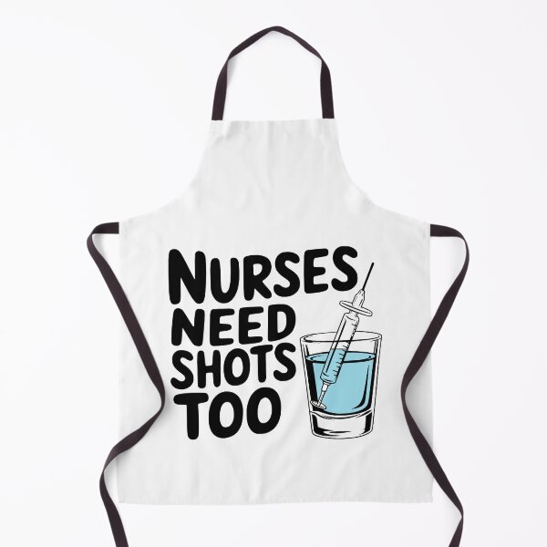Item preview, Funny Nursing Pun. Nurses Need Shots Too! designed and sold by PMCreative.