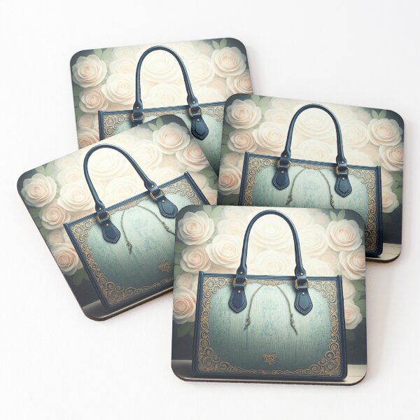 Item preview, Elegant Floral Embossed Handbag designed and sold by ZenOfAIarts.