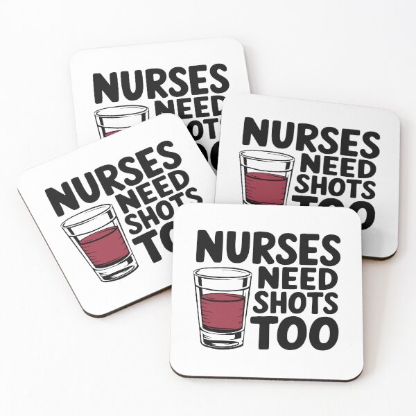 Item preview, Nurses Need Shots Too! Funny Nurse Puns designed and sold by PMCreative.