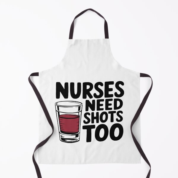 Item preview, Nurses Need Shots Too! Funny Nurse Puns designed and sold by PMCreative.