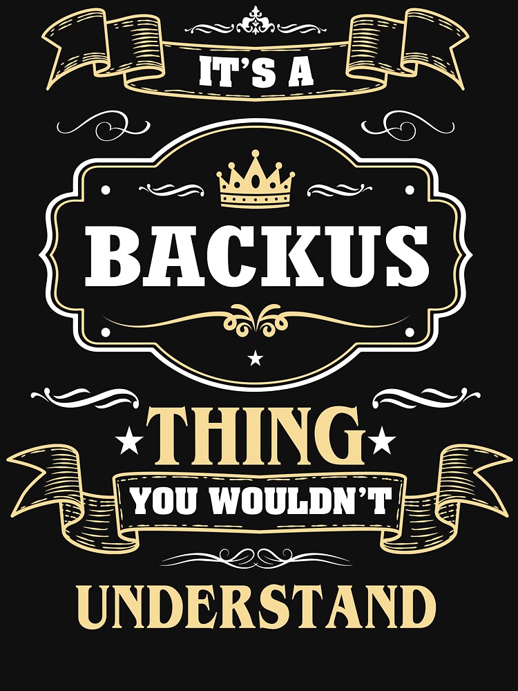 Backus #tshirt popular