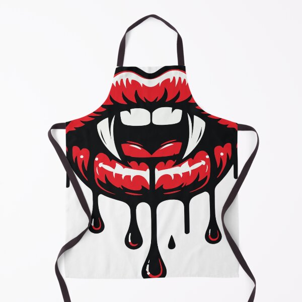 Item preview, Pair of lips with vampire fangs designed and sold by H&F Shop.