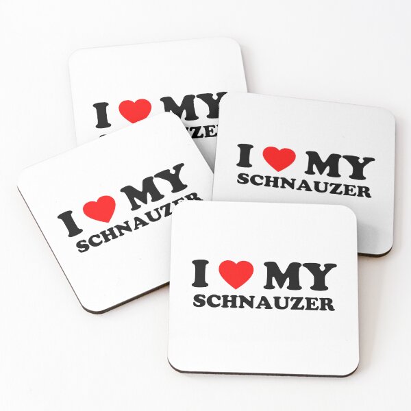 Item preview, I Love My Schnauzer Style NY Heart Dog Gift designed and sold by Guarddogdrive.